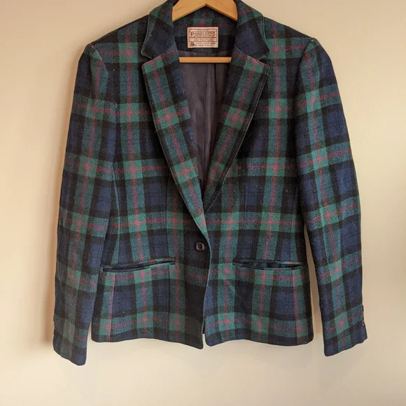 Vintage Pendleton Wool Plaid Jacket - Picture 6 of 7